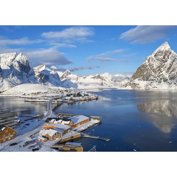 Bluebird Puzzle - Puzzle Fjord - Lofoten Archipelago - 500 piese