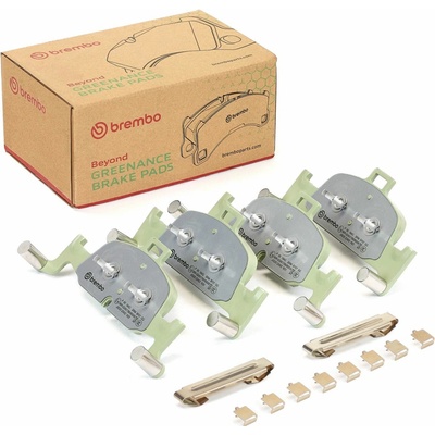 Sada brzdových platničiek kotúčovej brzdy BREMBO BEYOND LINE - Greenance P 85 164G