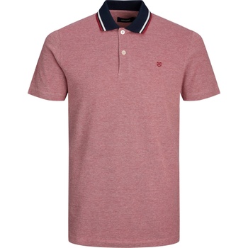 Image 1 of JACK & JONES Блуза с яка Jack and Jones Men's Paulos Short-Sleeve Polo Shirt - Rio Red