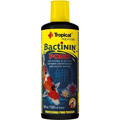 BACTININ POND 500 ml / 7 500 L - startovací bakterie do jezírka TROPICAL