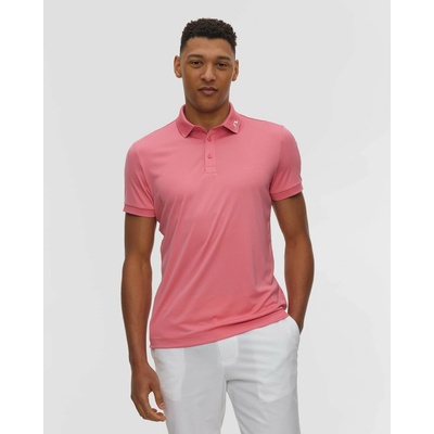 J.lindeberg pánské Růžové Polo Men Tour Tech Slim Fit Polo