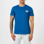 Diesel Мъжка тениска Diesel Patch Logo T-Shirt Mens - Blue 8NT