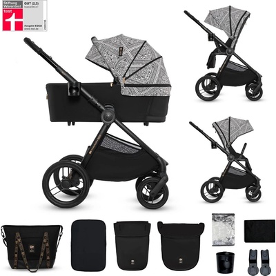 KINDERKRAFT Nea 2 2v1 kombinovaný Lunar Black Bizuu