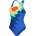 Speedo Womens Placement Digital Powerback - Cobalt/H Green