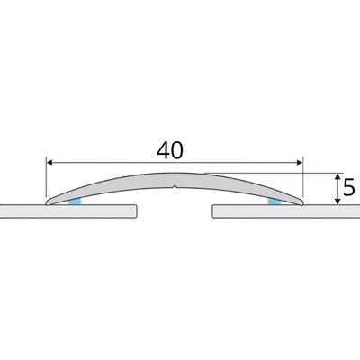 Effector A13 Prechodový profil Dub antický 0,93 m