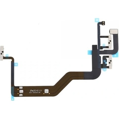 Flex kabel tlačítka zapínání + tlačítka hlasitosti + kovová destička pro iPhone 12/12 Pro 8596115624764