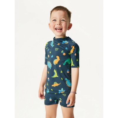 Unuo Dětské triko s UV ochranou 50+ Dinosauři