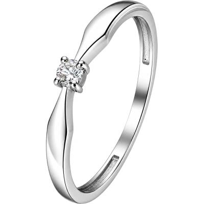 Zlaton Prsten bílé zlato s diamantem N18032602401