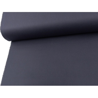 Mirtex Látka kepr NORD 290/28 Tmavě šedá šíře 150cm Zbytková metráž