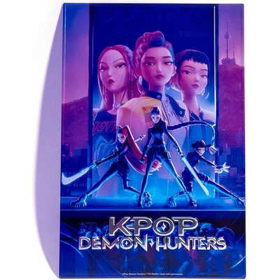 Plechová ceduľa K-Pop Demon Hunters - Huntrix, 20 x 30 cm