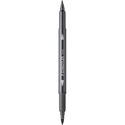 STAEDTLER Акв. флумастри Staedtler 3001, двув, сив 8 (31648-А-СИВ)