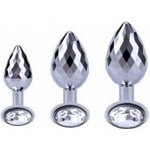 ToyJoy Disco Diamond Plug Large Silver