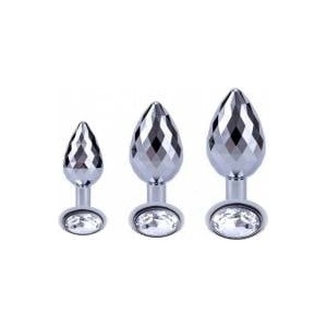 ToyJoy Disco Diamond Plug Large Silver