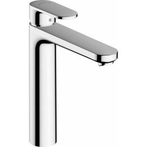 Hansgrohe Vernis Blend 190 висок смесител за умивалник с едноръкохватков механизъм, гланциран хром (71582000)