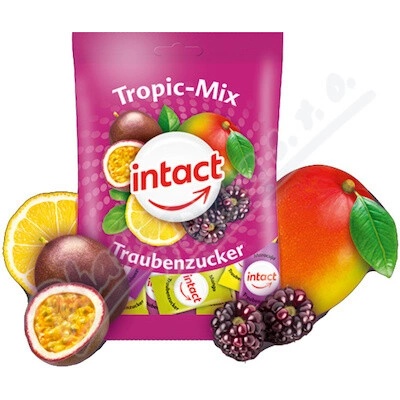 Intact hroznový cukr Tropic mix 75 g
