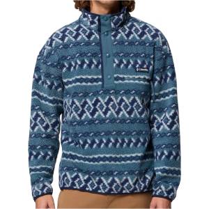 Columbia Мъжки поларен пуловер Columbia Helvetia II Printed Half Snap Fleece Fleece jumper - Everblue / Knitknot - размер XL (005-6144-0315)