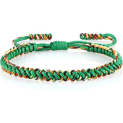 BudNej tibetský náramek pro štěstí zelený MN1919