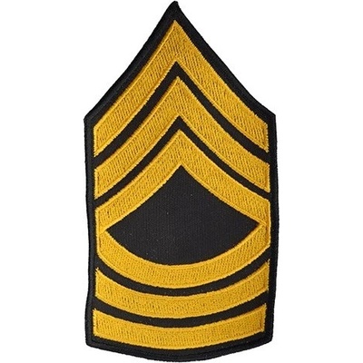 NAVYS Nášivka US hodnost MASTER SERGEANT - ZLATÁ