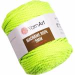 YARNART Macrame Rope 5 mm 5 mm 85 m 801 Neon Yellow юта (Macrame Rope 5 mm 801)