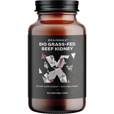 BrainMax Grass-Fed Beef kidney hovädzie obličky BIO 240 kapsúl