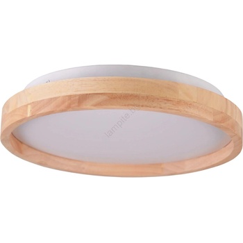 Polux Led таванно осветително тяло за баня led/12w/230v Ø 27 см ip44 дъб (sa2296)