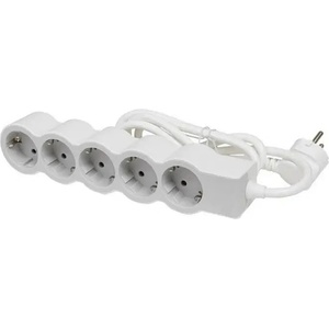 Legrand РАЗКЛОНИТЕЛ 5х ШУКО С КАБЕЛ 1, 5м legrand - БЯЛ/СИВ (3414971945326)