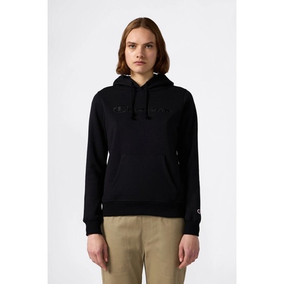 Champion Women’s Fleece Hoodie with Big Embroidered Logo Icons Black118379 KK001 čierna