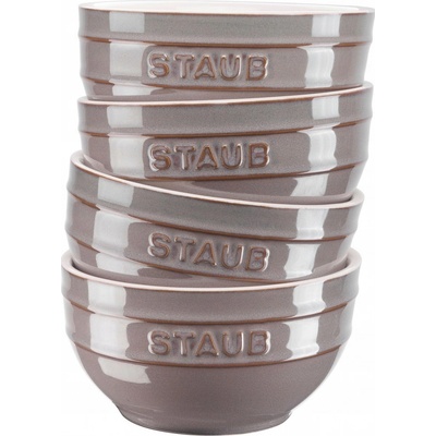 Staub Misky kuchyňské misky grafit 0,4 l 4 ks