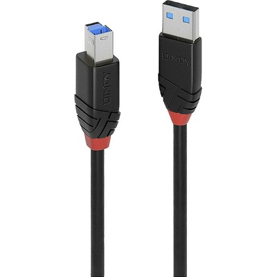 Lindy43227 USB 3.2 Gen1 (USB 3.0 / USB 3.1 Gen1) USB-A zástrčka USB-B zástrčka 10m černý