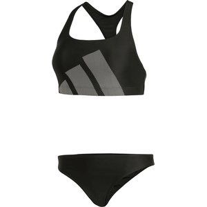 Adidas Дамски комплект бикини adidas Women's 3 Bar Logo Bikini Set Bikini - Black - размер 46 (EU) (150-6695-0118)