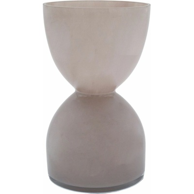 Sandra Rich Sklenená váza Sandglass sivá, ø 13,5 × 23 cm, 19048-23-12