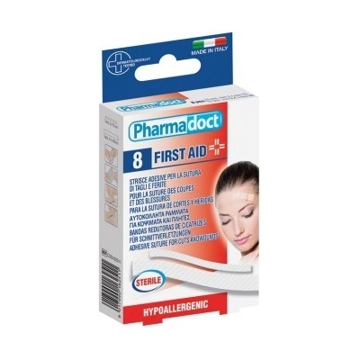 PHARMADOCT Náplasti sterilné prúžky 8 ks