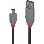 Lindy Кабел Lindy, от USB-A(m) към Mini-B(m), 5m, черен (LNY-36725)