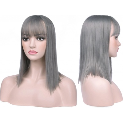 Girlshow Dámské tupé Effecta semi long 46 cm Dim Gray