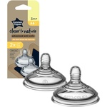 Tommee Tippee Advanced Anti-Colic биберон за шише Medium Flow 3m+ 2 бр