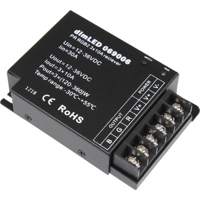T-LED Přijímač dimLED PR RGB2 3x10A 069006