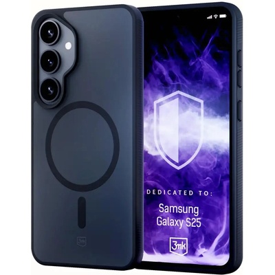 3mk Protection 3mk Smoke MagCase за Samsung Galaxy S25 - черен (5903108615426)
