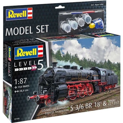 Revell ModelSet lokomotiva Express Loco S3/6 BR 185 with Tender 1:87