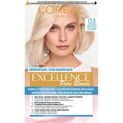 L'Oréal Excellence Blonde Supreme 03 ultra světlá popelavá blond