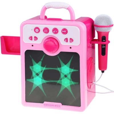 JOKO s mikrofonem Boombox Růžová
