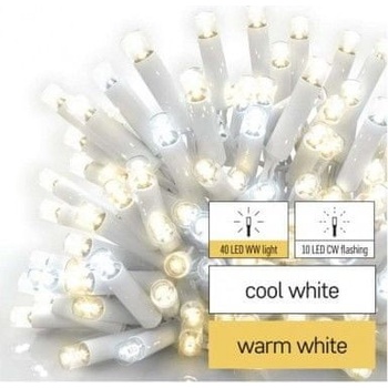 EMOS Profi LED spojovacia reťaz blikajúca biela cencúle 3 m vonkajšia teplá studená biela