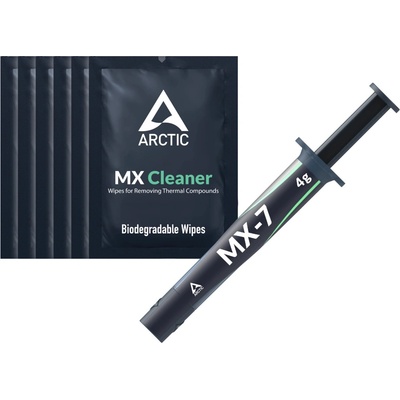 Arctic Термопаста Arctic MX-7 Thermal Compound + MX Cleaner, 4 гр (ACTCP00092A)