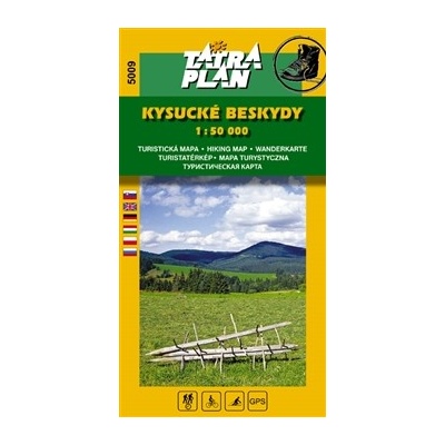 Mapa Kysucké Beskydy
