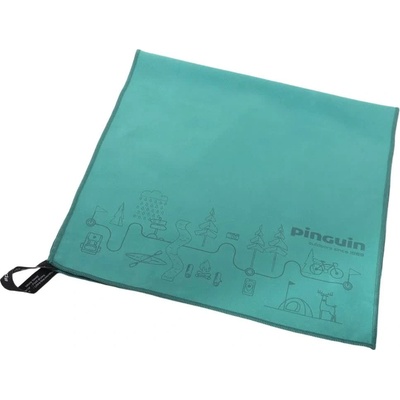 Pinguin Хавлиена кърпа Pinguin Map 2023 towel - Green (Petrol)