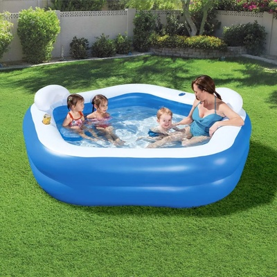 Bestway Семеен басейн Fun Lounge 213x206x69 см (3202539)