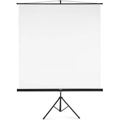 Hama HAMA-21573, eкран на стойка 180 x 180 cm, 2 в 1, за проектор, мобилен комплект бял (HAMA-21573)