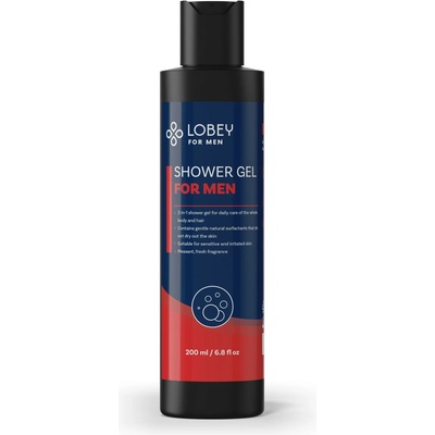 Lobey For Men sprchový gel pro muže 2 v 1 200 ml