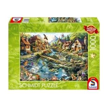 Schmidt Spiele Village on the edge of the forest (1000 pieces)