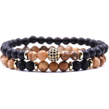 Naky sada náramků Florian jaspis N2254