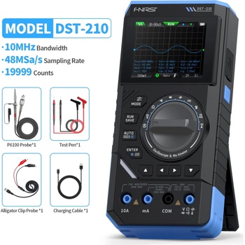 FNIRSI dst-210 - 3-в-1 Осцилоскоп, мултицет и генератор на сигнали (dst-210)